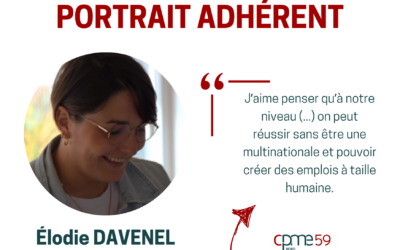 Portrait adhérent : Élodie DAVENEL