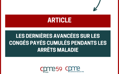 Les dernières avancées sur les congés payés :