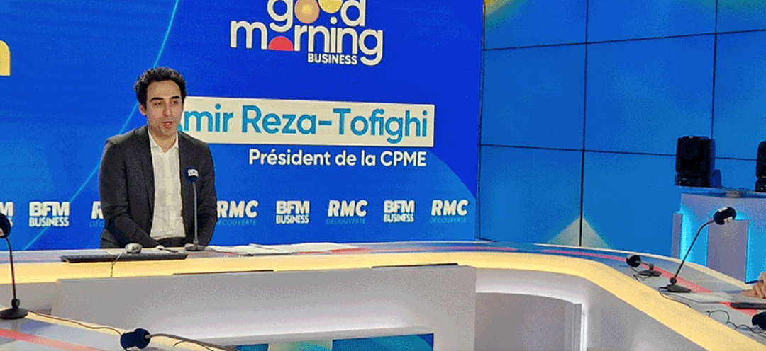 Le nouveau président de la CPME Amir Reza-Tofighi entame son mandat sur les chapeaux de roue !