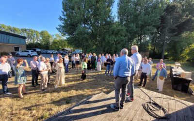 Un barbecue sous le soleil, la convivialité et… un record de participation !